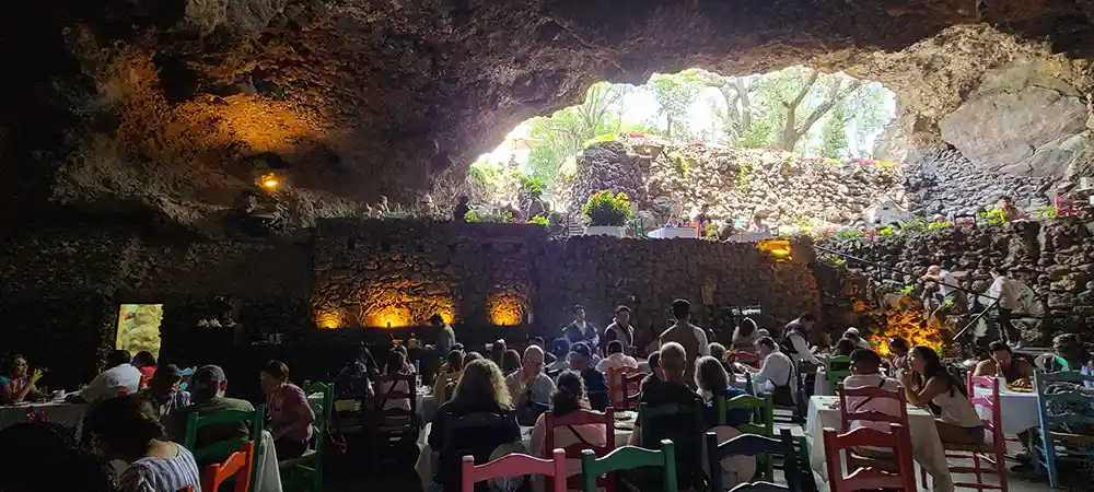 La Gruta Restaurant inside the cave