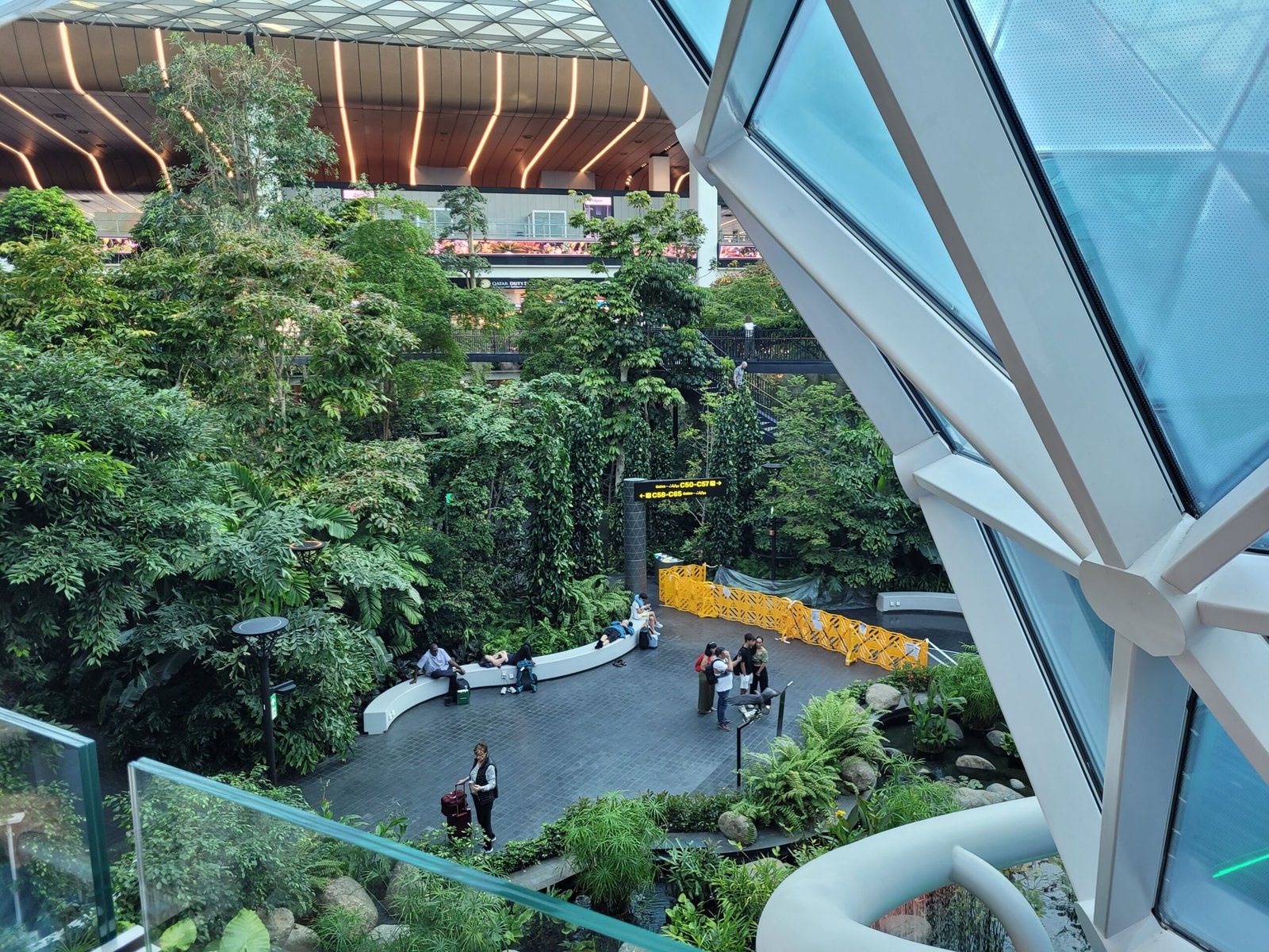 Doha airport green space