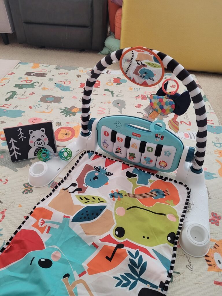 play mat and piano