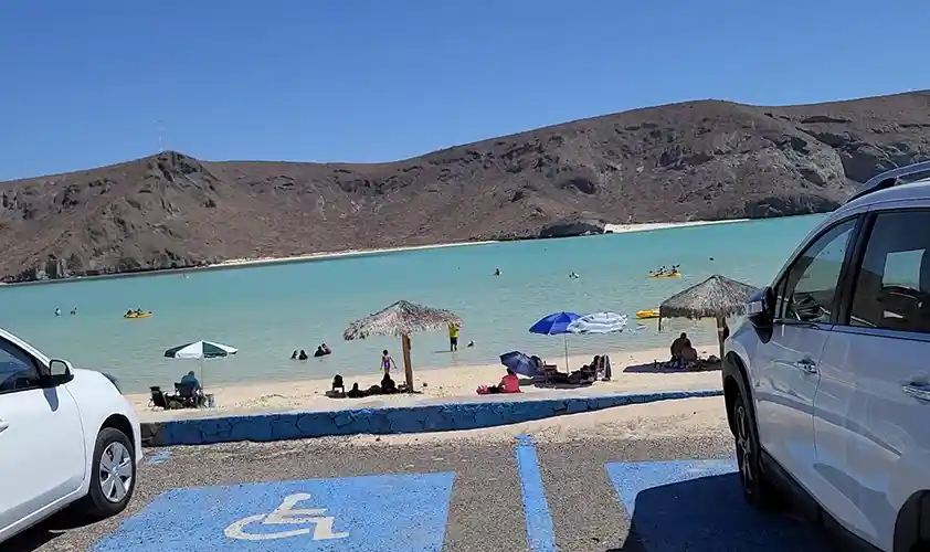 balandra beach accessible parking